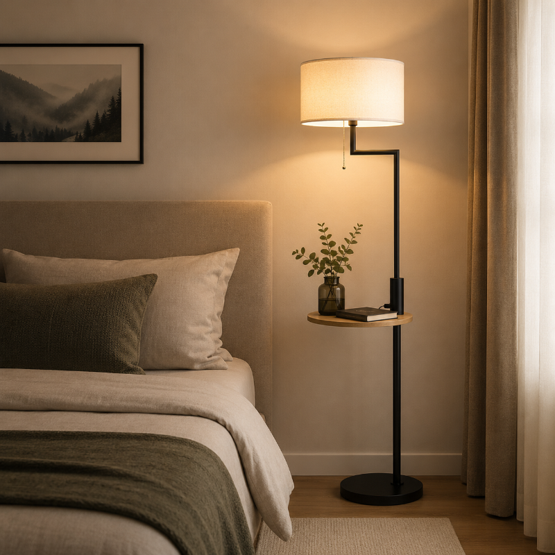 Lampadaire chambre Port USB