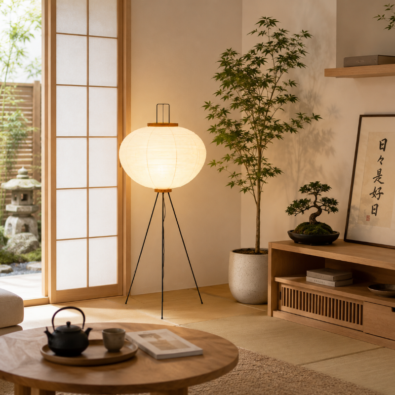 Lampadaire japonais Akari