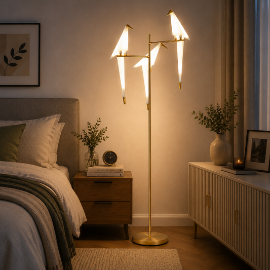 Lampadaire oiseau 