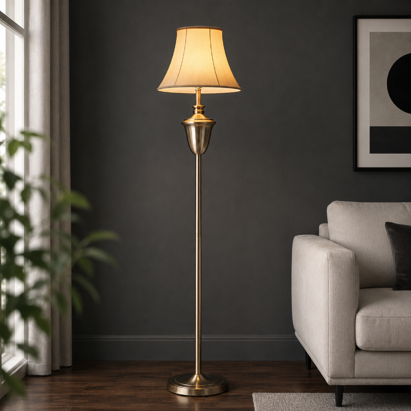 Lampadaire retro or 