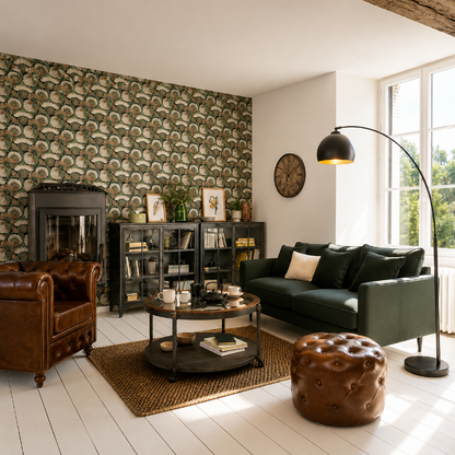 Lampadaire salon Arc Moderne noir 