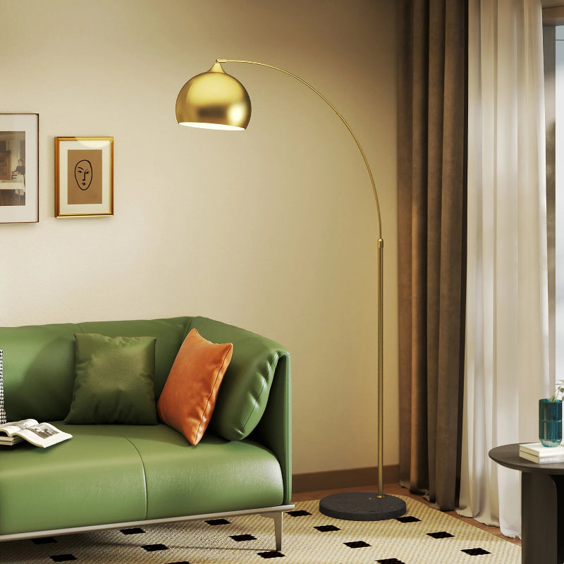 Lampadaire salon Doré