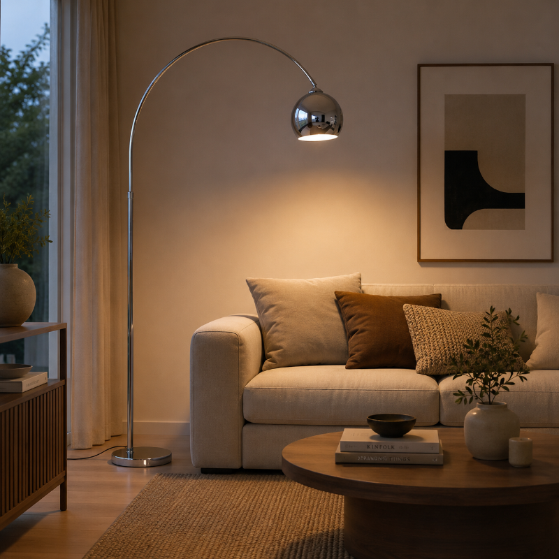 Lampadaire salon Miroir