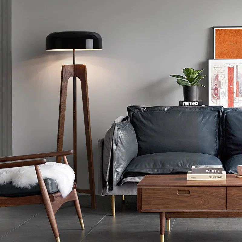 lLampadaire salon noir champignon