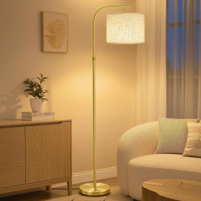 Lampe Sur Pied Doré
