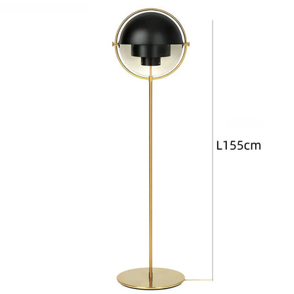 Lampadaire Laiton Doré Sphère Orientable