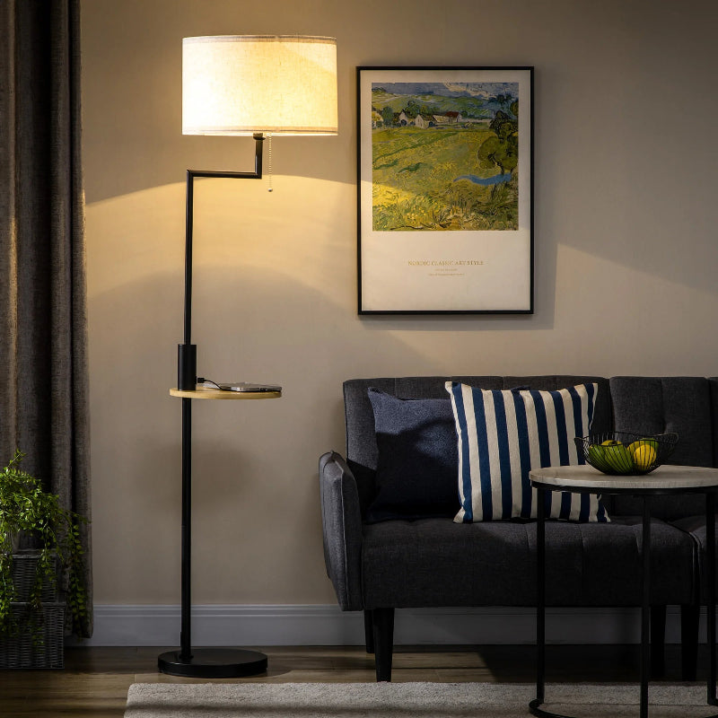 Lampadaire sur Pied avec Tablette