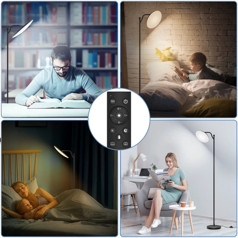 Lampadaire LED télécommande