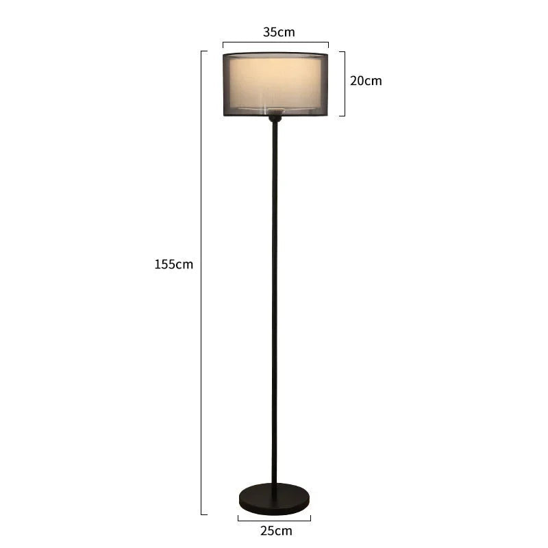 Lampadaire Abat Jour Tissu