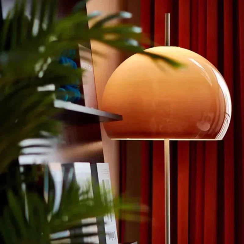 Lampadaire Verre Orange