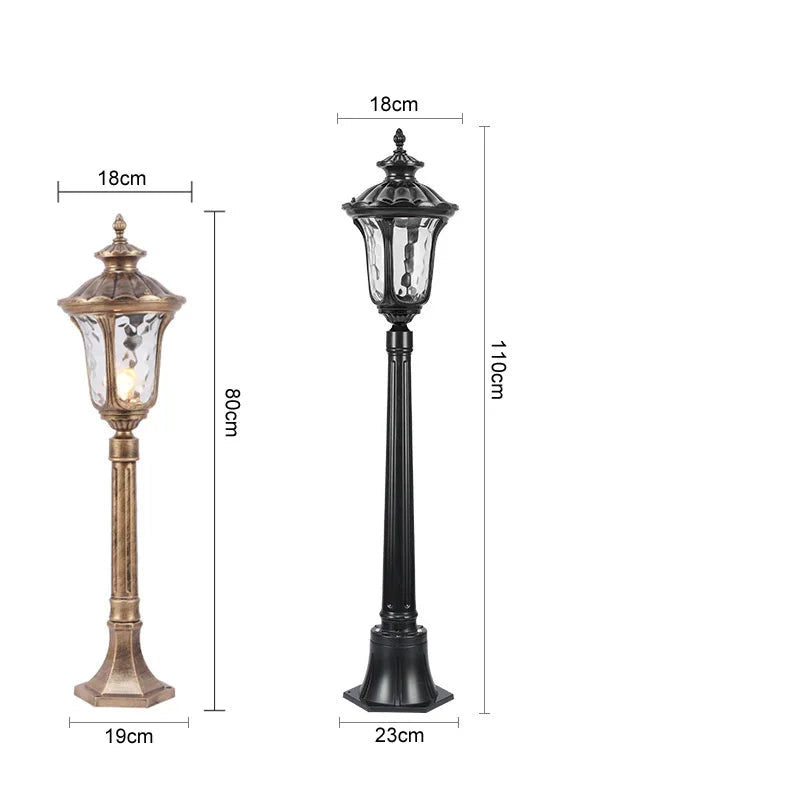 Lampadaire Extérieur Fonte Ancien