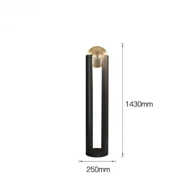 Lampadaire Noir Boule