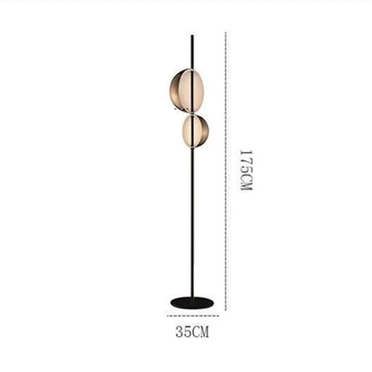 Lampadaire Sphere Doré