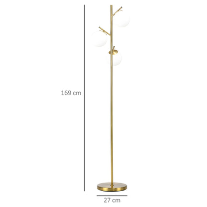 Lampadaire Doré Boule