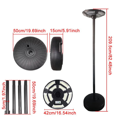 Lampadaire Exterieur Solaire Detecteur De Mouvement