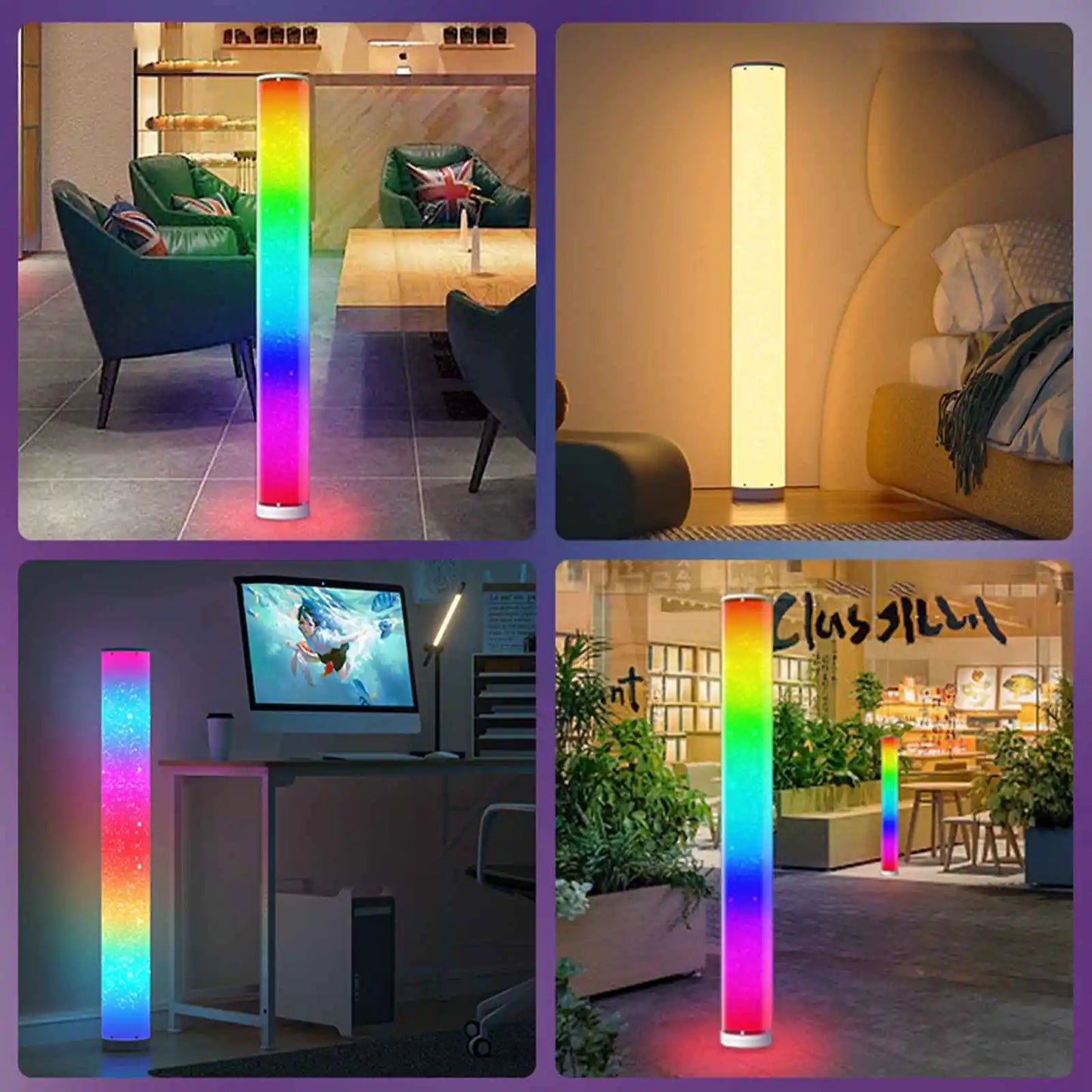 Lampadaire Gaming Multicolore
