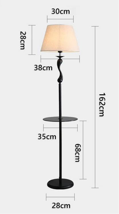 Lampadaire Vintage Tablette