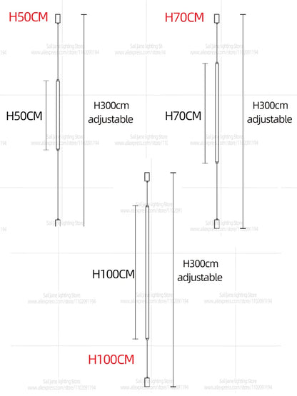 Lampadaire Barre Led