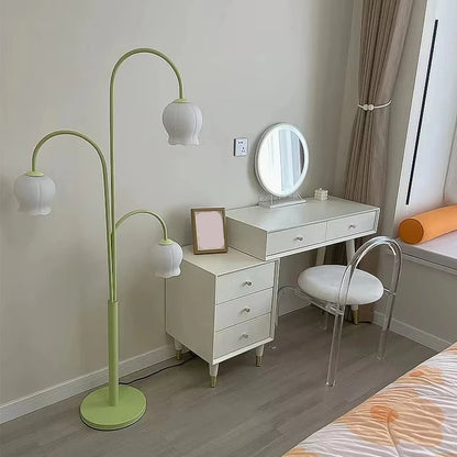 Lampadaire Fleur Vintage