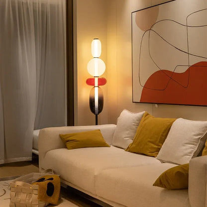 Lampadaire Verre Galets