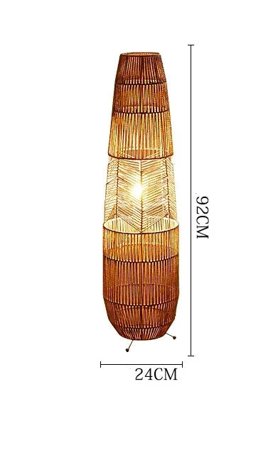 Lampadaire Japonais Bambou