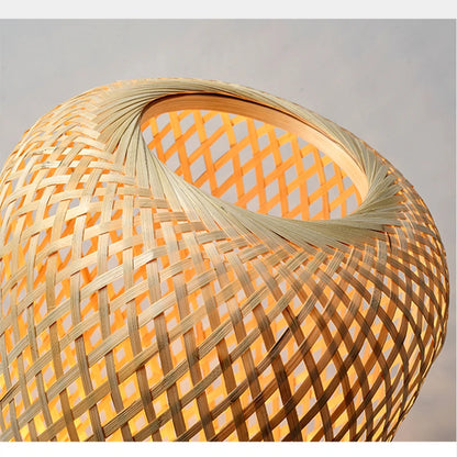 Lampadaire Bambou Rotin