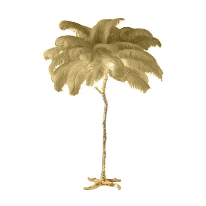Lampadaire Plume d'Autruche