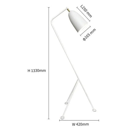 Lampadaire Architecte Trepied Noir
