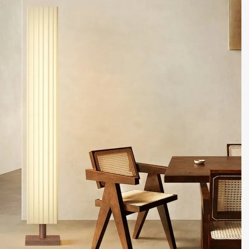 Lampadaire Bois japandi