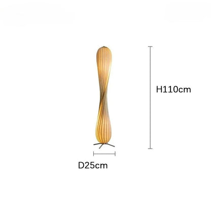 Taille Lampadaire Torsadé  