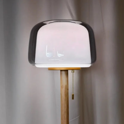 abat jour en verre lampadaire 
