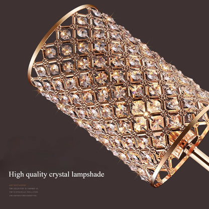 abat jour lampadaire cristal