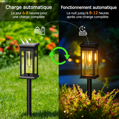 détail Lampadaire Exterieur Lanterne