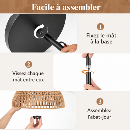 Lampadaire Corde