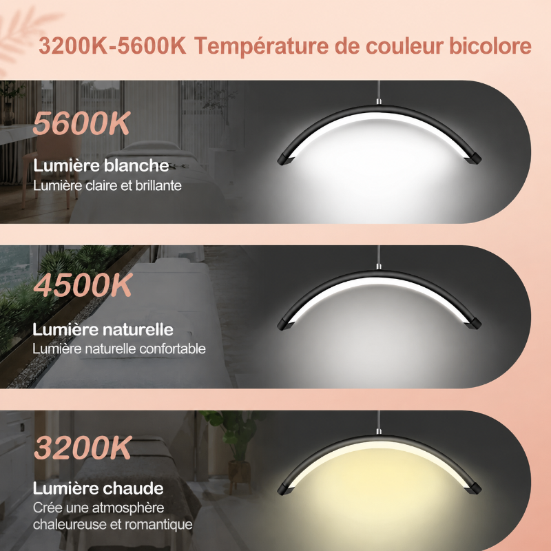infos Lampadaire Demi Lune rose