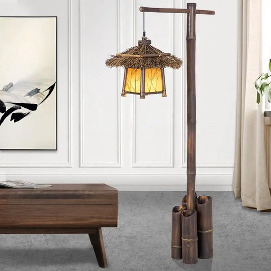 lampadaire ambiance zen 