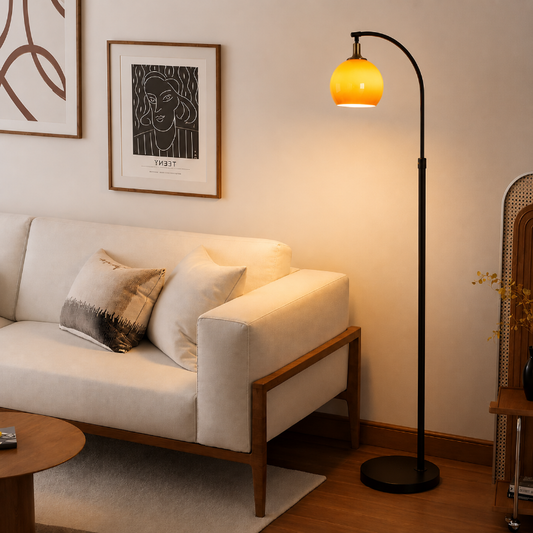 Lampadaire Jaune Moutarde