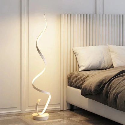 lampadaire chambre design blanc 