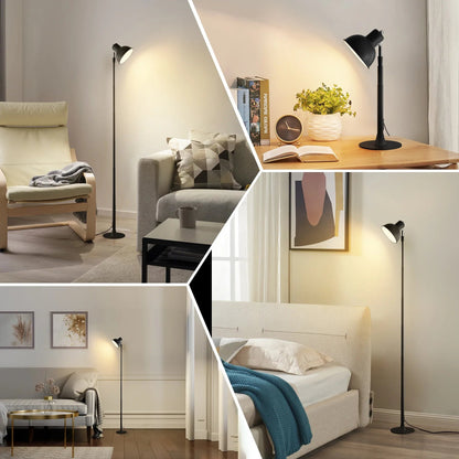 lampadaire chambre et salon noir 