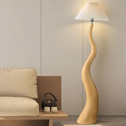 lampadaire design bois