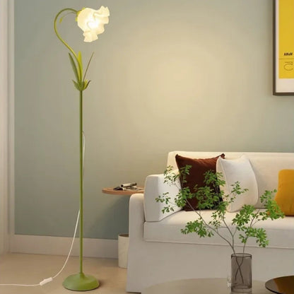 lampadaire en forme de fleur 