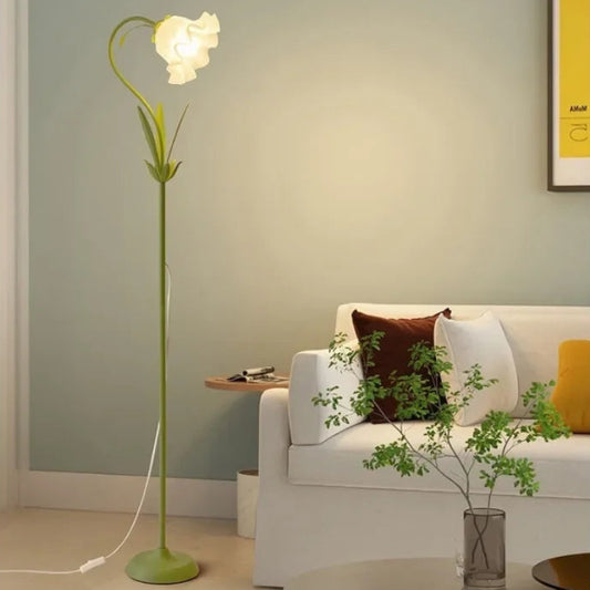 lampadaire en forme de fleur 