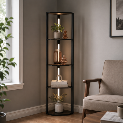 lampadaire etagere salon