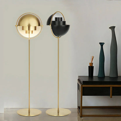 lampadaire laiton doré