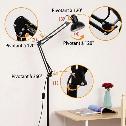 Lampadaire Bureau Sur Pied Articulé