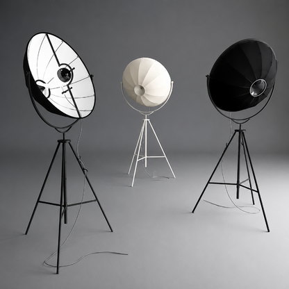 lampadaire projecteur parabole 