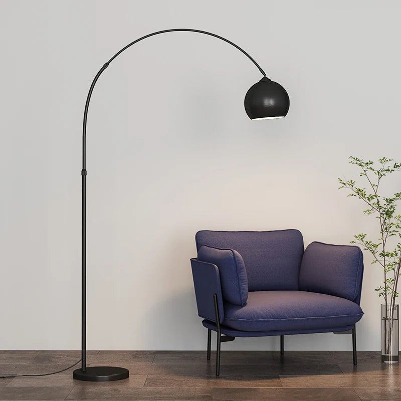 lampadaire scandinave noir 
