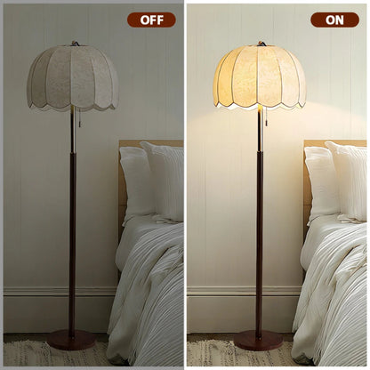 lampadaire tulipe vintage on off