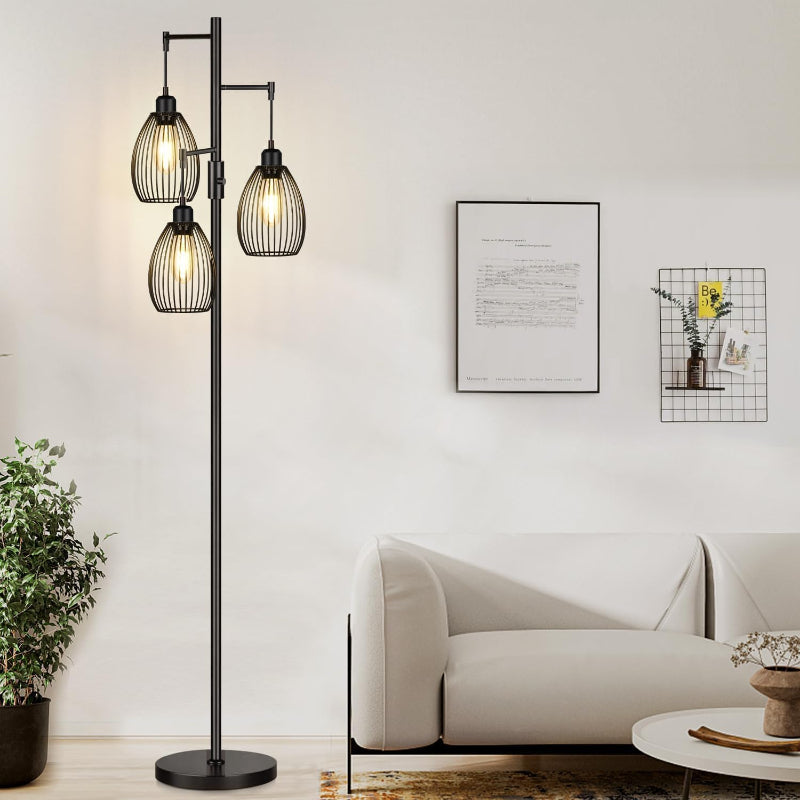 lampadaoire noir 3 tete 