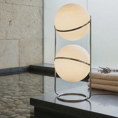 Lampadaire Boule Blanche | LUNA